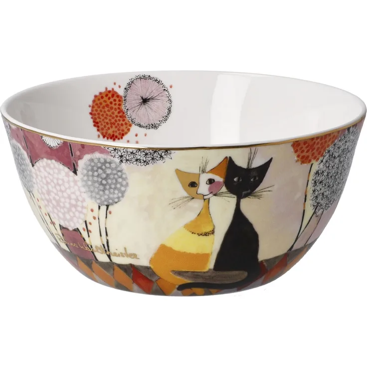 Goebel Schale Rosina Wachtmeister - Soffioni, Dekoschale, Fine Bone China, Bunt, 15 cm, 66861051