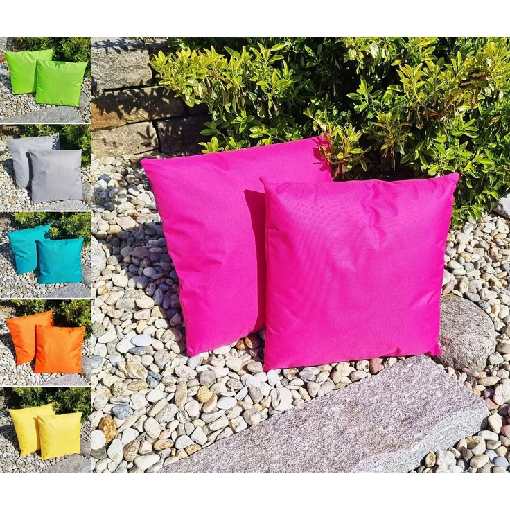 JACK Dekokissen JACK 45x45cm Outdoor Lounge Kissen Dekokissen inkl. Füllung Sitzkissen, Robust, Strapazierfähig, Wasserabweisend, für Innen & Außen