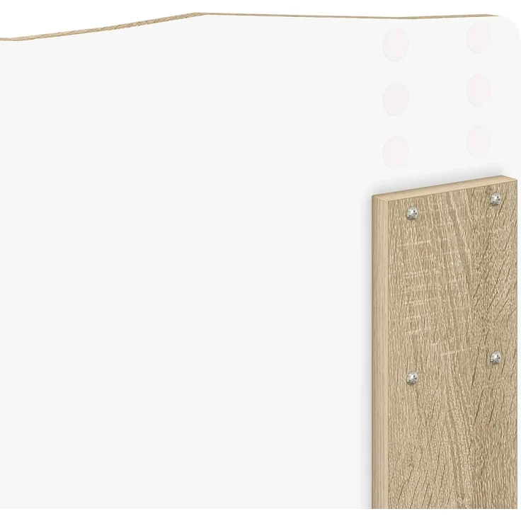 vidaXL Bettrahmen Sonoma 180 x 200 cm Massives Kiefernholz 3412864 – Bild 10