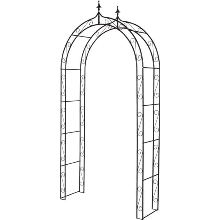 TrendLine Rosenbogen Natalia 121x40x248cm Torbogen Gartenbogen Rankgitter Stahl
