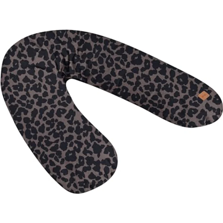 BÉABA Big Flopsy Still- und Schwangerschaftskissen – Multifunktional, Zum Schlafen und Stillen, Unterstützend, Entspannend, Optimaler Komfort, Oeko-Tex Baumwollbezug – Farbe Leopard – Bild 1
