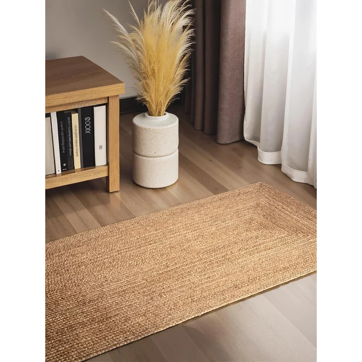 HANSE Home Teppich Juteteppich Teppich Juno, rechteckig, Höhe: 9 mm, Jute, Shape, Handgemacht, Wohnzimmerteppich, Naturteppich, Wohnzimmer – Bild 1