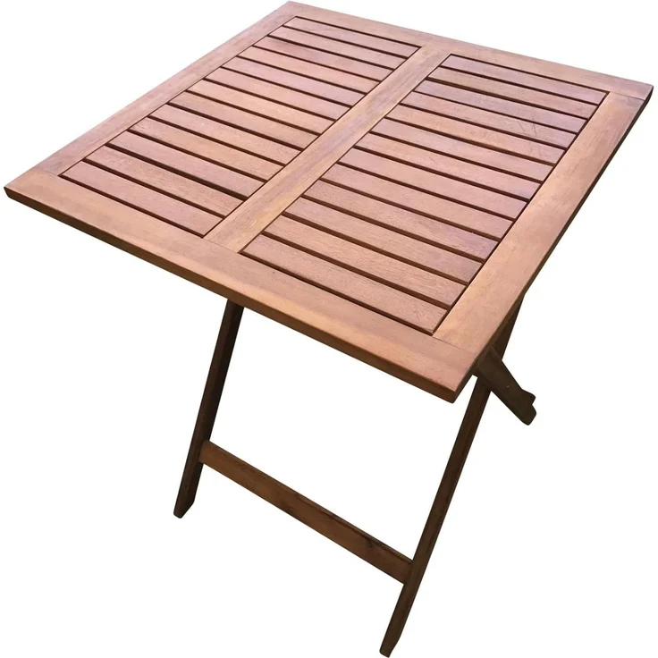 Klapptisch Bistrotisch Holztisch, klappbar aus Akazienholz – Bild 1