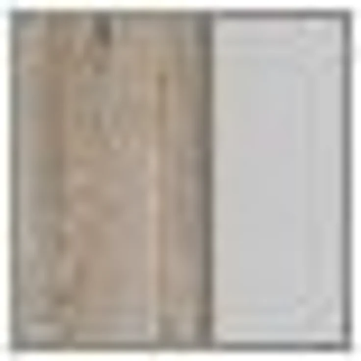 Eckschrank Kleiderschrank Joker 95x95cm 2-türig Farbe: weiß – Bild 3