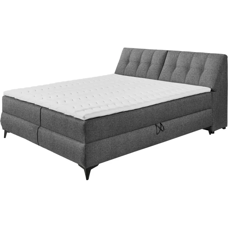 Boxbett Atlantis 160x200 cm in Anthrazit von ED Exciting Design mit Bettkasten – Bild 4