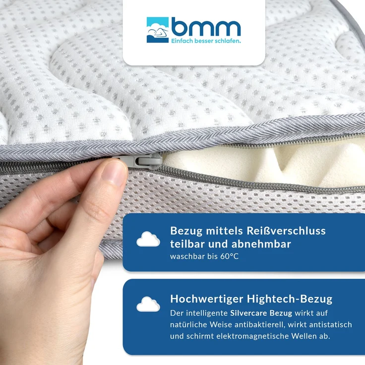 BMM Topper Komfort 100 x 200 cm – Bild 6