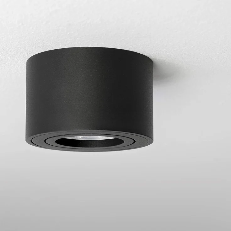 linovum LED Aufbaustrahler 6x Aufbauleuchte SMOL schwenkbar Schwarz LED 4W warmweiß Deckenspot, Warmweiß – Bild 2
