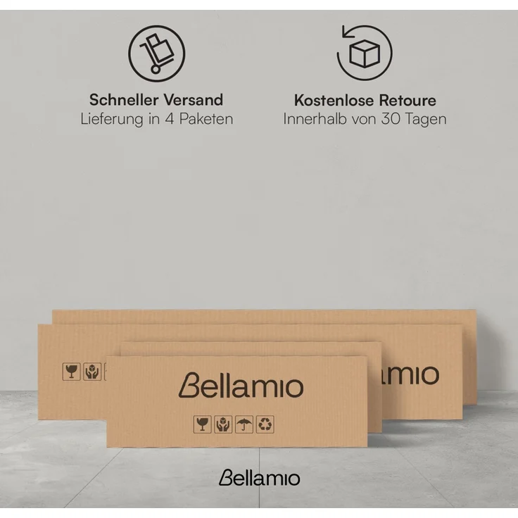 Bellamio 'Apol' Mehrzweckschrank, Eichenoptik, 176x33x60 cm, 2er-Set aus Besenschrank und Aktenschrank – Bild 8