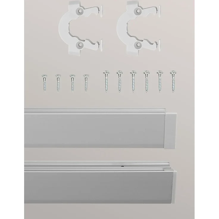 Lysel - Qualitätsdachfensterrollo abdunkelnd hellgrau Rollo geeignet für Velux Dachfenster C 02, (B x H) 38.30cm x 54cm in grau/hellgrau – Bild 7