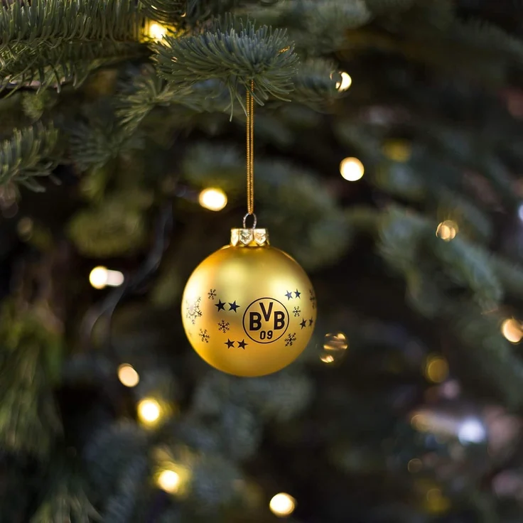 Weihnachtskugel-Set BVB bunt – Bild 3