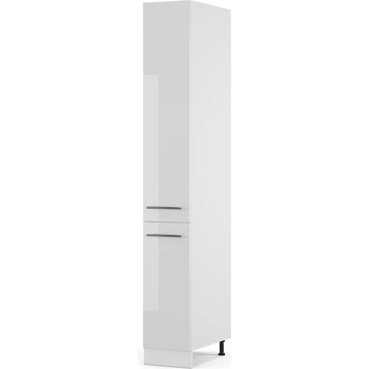 Badschrank Fame-Line Weiß Hochglanz 30 x 206.8 cm Vicco – Bild 1