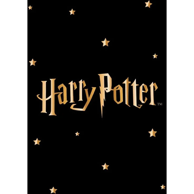 Kinderdecke Harry Potter Stars 130 x 170 cm weich und kuschelig Coral Fleecedecke, BERONAGE, passend zur Bettwäsche, ideal für Sofa, Couch, Bett, Auto, Camping