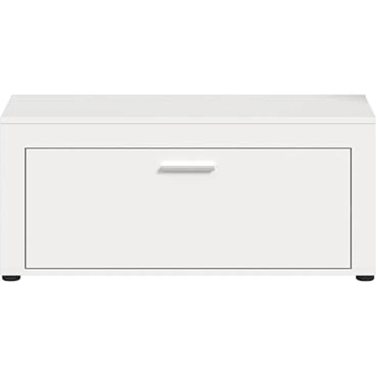 xonox. home Garderobe Jam X8BA9631 Sitzbank Bank in Weiß Nb, ca. 100 x 44 x 35 cm – Bild 5
