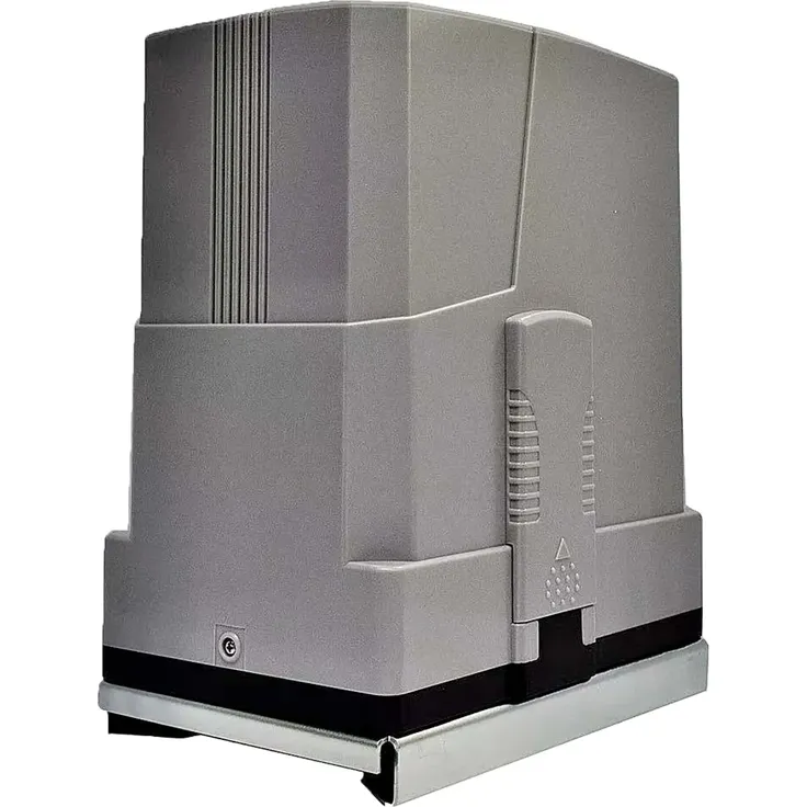 Vente-unique - BAZIO Eingangstor Metall Grau - B 4,6 cm x H 178 cm x L 348 cm – Bild 6