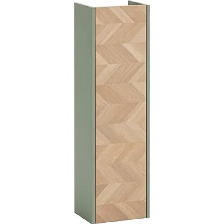 Schildmeyer Lorna Highboard 160681, Pistazie/Fischgräten Dekor