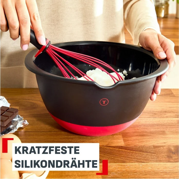 Tefal Schneebesen Ingenio+, Silikon-Sicherheitsring, hitzebeständig - 230°C, spülmaschinenfest – Bild 3