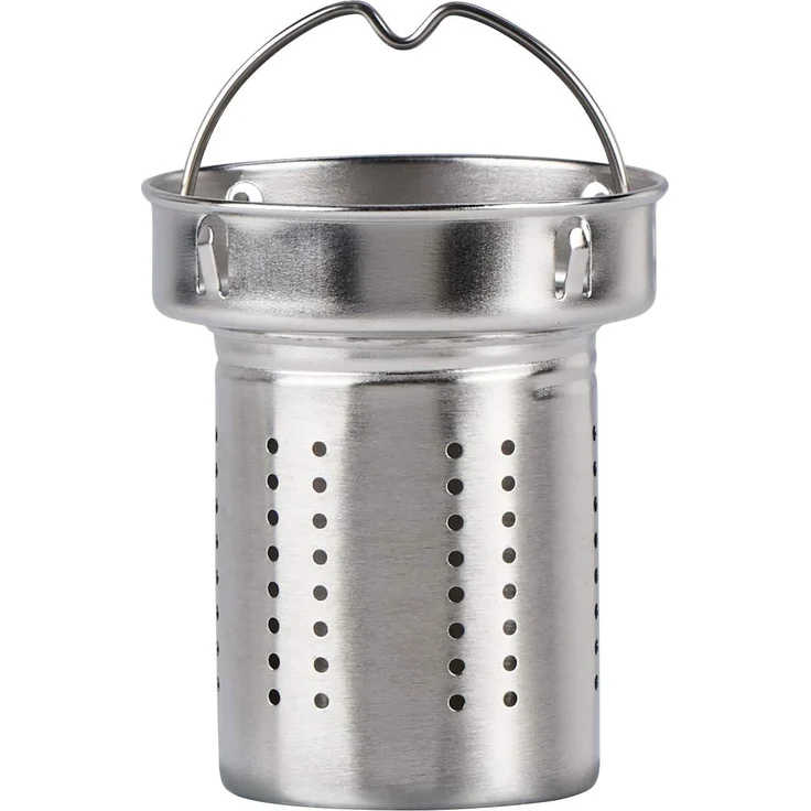 EMSA 'Tee Mug' Teebecher mit Sieb, doppelwandiges Glas, Silikonmanschette, blau, 400 ml – Bild 2