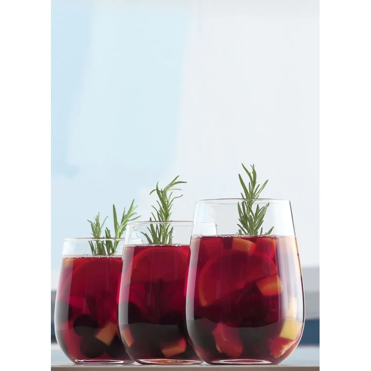 Hermia Concept 'LV-GAI365F' Gläser-Set (6-teilig), Transparent, 7 x 7 x 11,1 cm, 475 ml – Bild 2