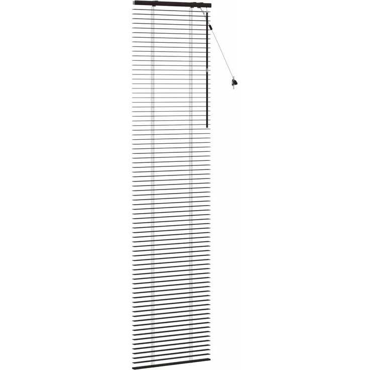vidaXL Venezianische Jalousie Dunkelbraun 55 x 250 cm 35 mm 42015582 – Bild 3