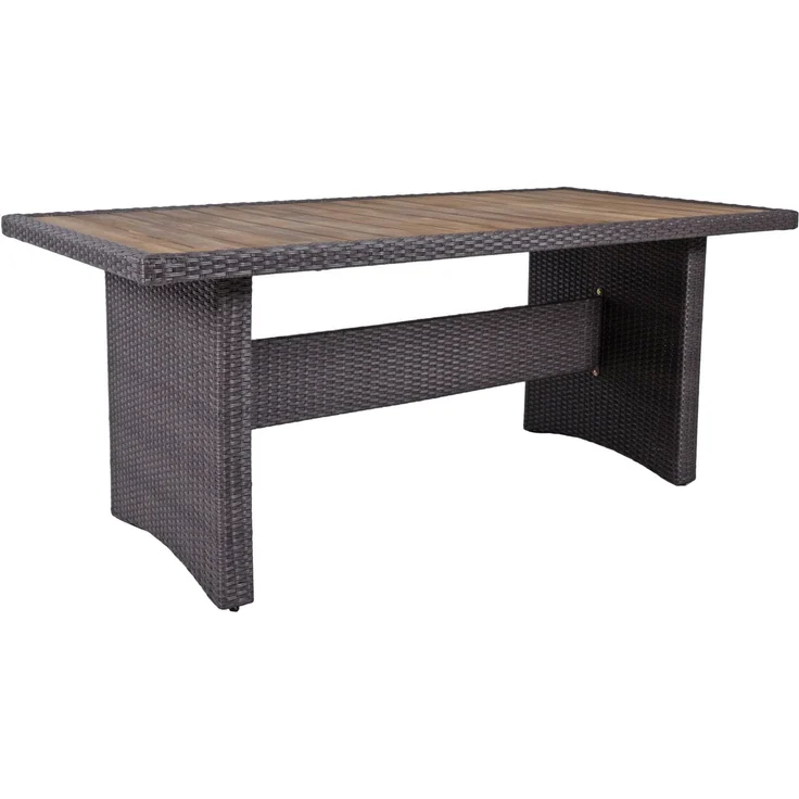 Gartentisch ESSEN - Akazie, Weidengrau, 90x180x75cm | Terrassentisch Wetterfest Outdoor Tisch – Bild 1