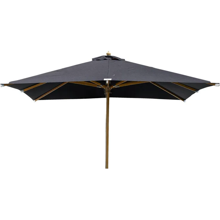 Gardenson Sonnenschirm, Schwarz, 300x270x300 cm, Sonnen- & Sichtschutz