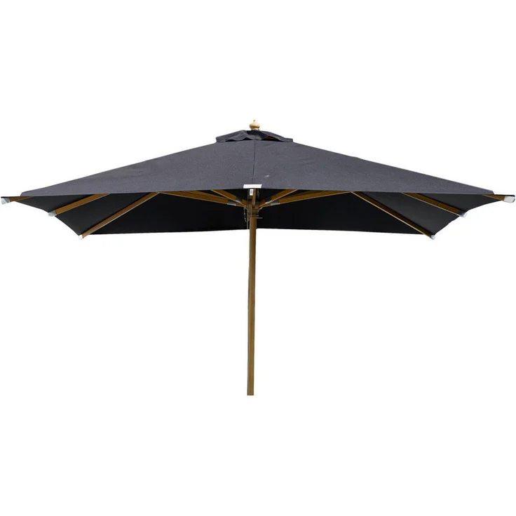 Gardenson Sonnenschirm, Schwarz, 300x270x300 cm, Sonnen- & Sichtschutz
