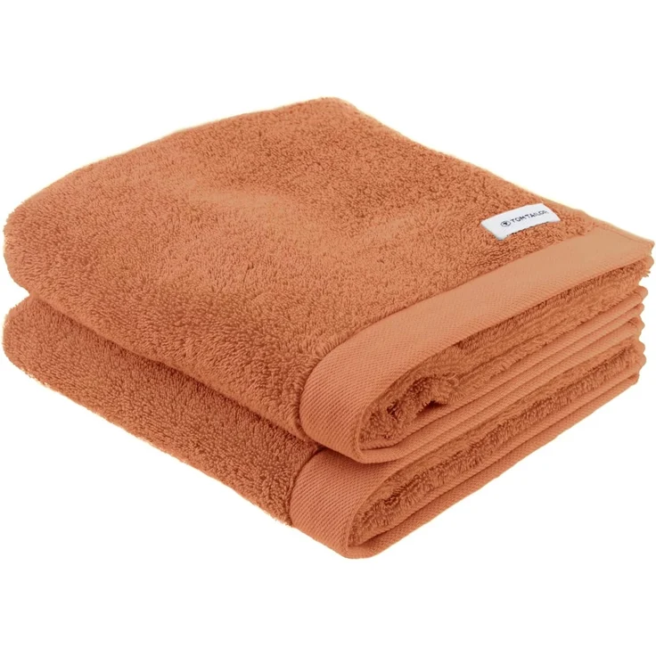 TOM TAILOR HOME Handtuch COLOR BATH, Frottier (2-St), 100% Baumwolle, 50x100 cm, uni, große Farbauswahl – Bild 1