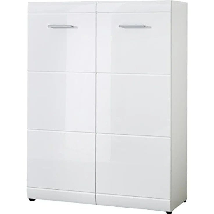 Germania 8713-84 GW-Adana Garderoben-Set, MDF, beschichtete Spanplatte, weiß, 36.00 x 150.00 x 197.00 cm – Bild 4