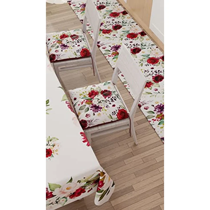 PETTI Artigiani Italiani - Teppich für Küche, rutschfest und waschbar, 52x240 cm, Blumenmuster, 07, 100% Made in Italy – Bild 6