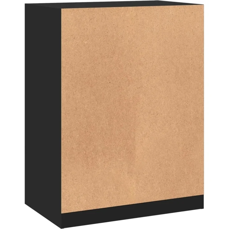 vidaXL Kleiderschrank Schwarz 77x48x102 cm Holzwerkstoff 840822 – Bild 7