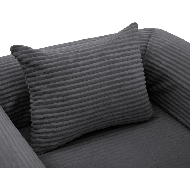 ZUBALIYA SchlafSofa mit Cordbezug, mit Schaumstoffpolsterung, ohne aufwendige Montage, für Wohnzimmer und Apartments – Bild 16