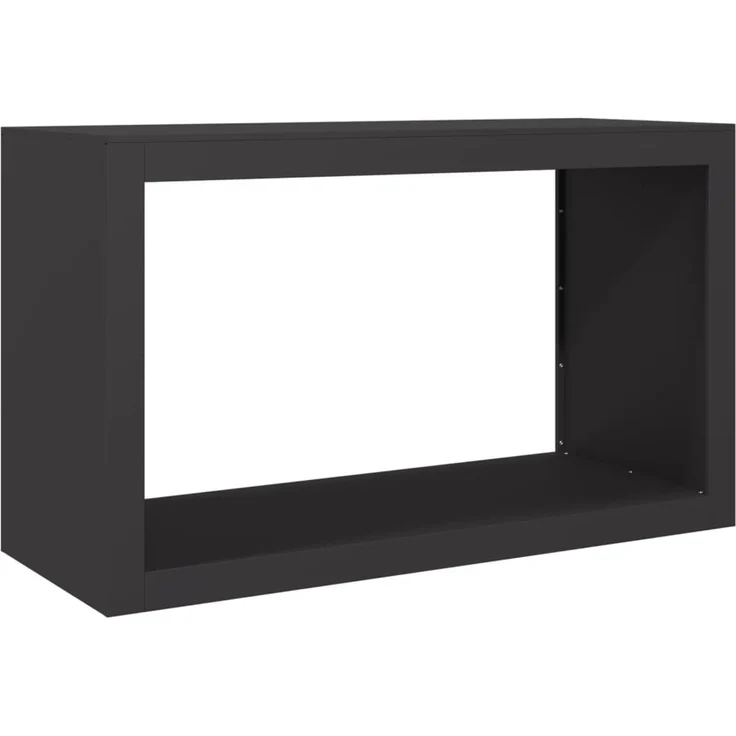 vidaXL Brennholzregal Schwarz 100x40x60 cm Stahl 850982 – Bild 5