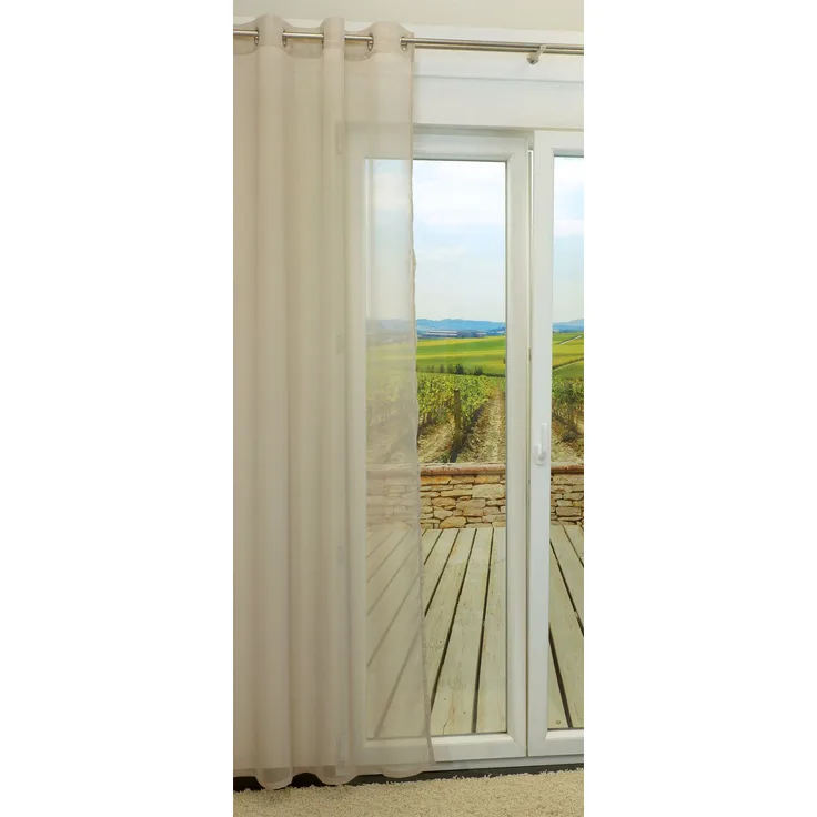 Lysel - Ösenschal Glimpse #1W in den Maßen (B x H): 135cm x 245cm in Beige/Beige