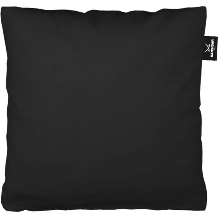 Kissenbezug SANSIBAR Jersey BL 40x40 cm schwarz – Bild 1