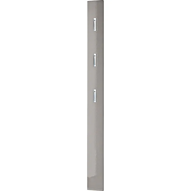 Garderobenpaneel >M-397< (BxHxT: 15x170x3 cm) in grau - 15x170x3 (BxHxT)