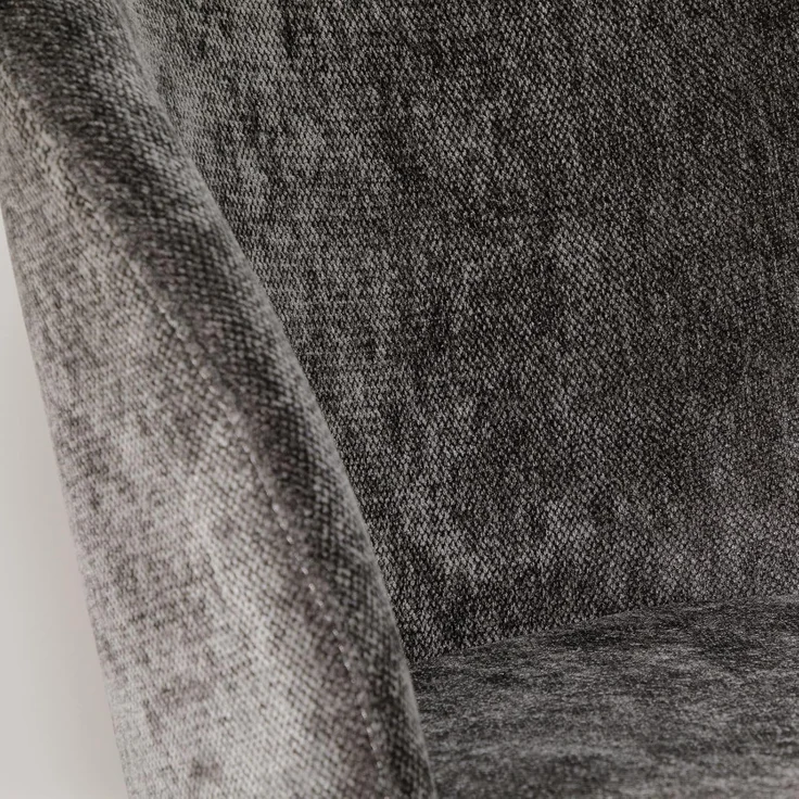 IDIMEX Drehstuhl YENGA, Ergonomischer Bürostuhl höhenverstellbar mit Stoffbezug – anthrazit – Bild 4