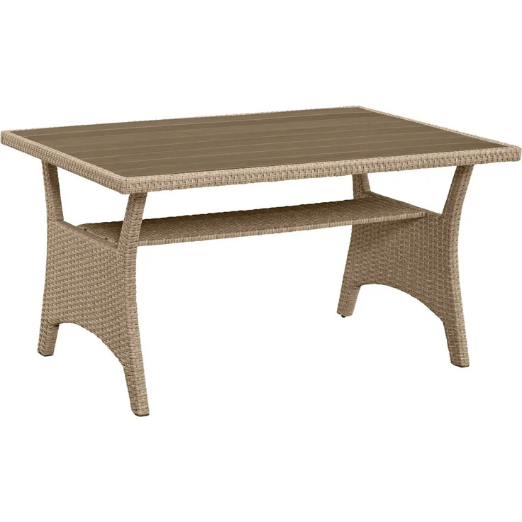KONIFERA Gartenlounge-Set Rotterdam, (Set, 20-tlg, 3x 3er Sofa, 2x Hocker, 1x Tisch 120x82x67cm, inkl. Auflagen), Polyrattan, Stahl, Tischplatte aus Nonwood – Bild 2