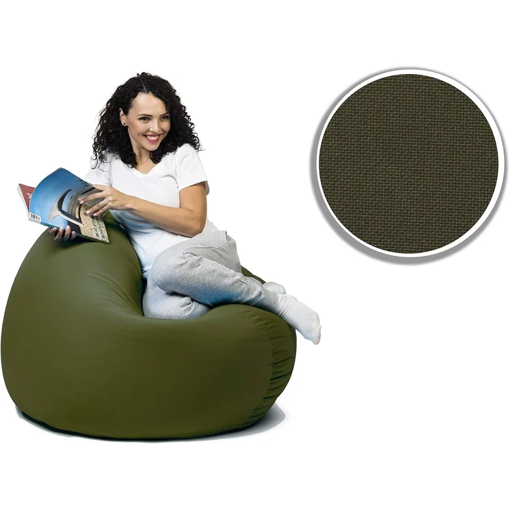 sunnypillow Sitzsack mit Styropor Füllung Outdoor & Indoor für Kinder und Erwachsene – Bild 5