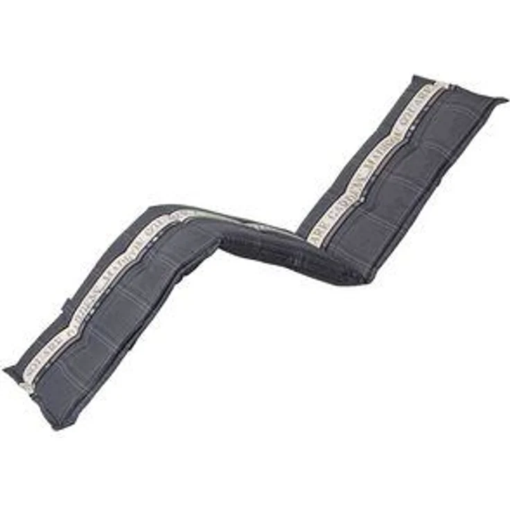 Madison Liegenauflage, Baumwollmischgewebe grau, 190 x 65 x 8 cm – Bild 4