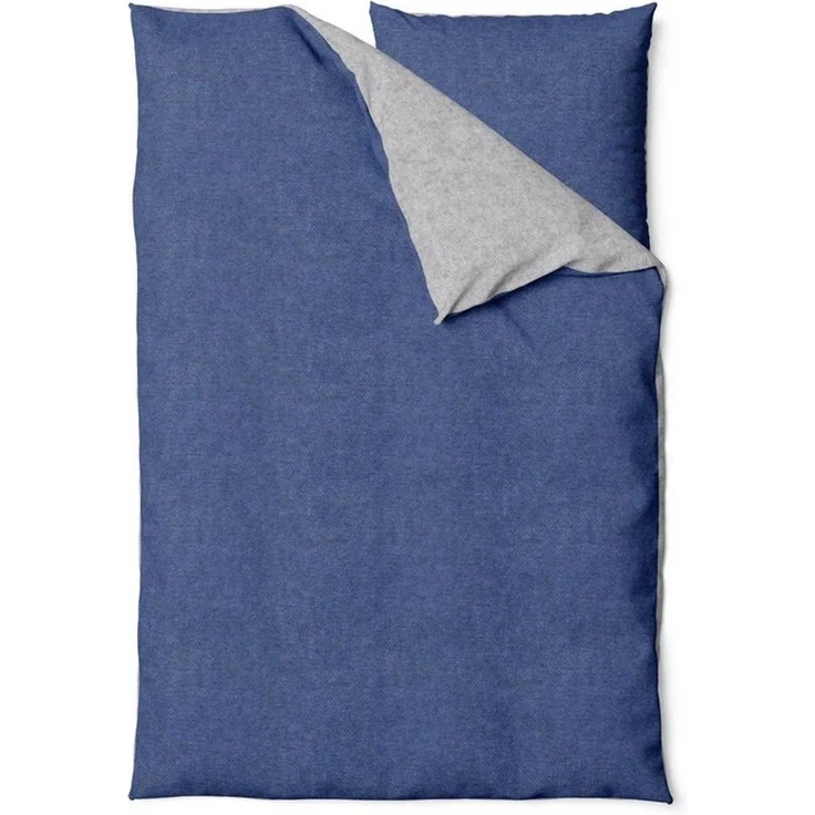 Traumschloss Bettwäsche Comfort Baumwolle, Flanell, 2 teilig, robuste, langlebige Wendebettwäsche, uni – Bild 1
