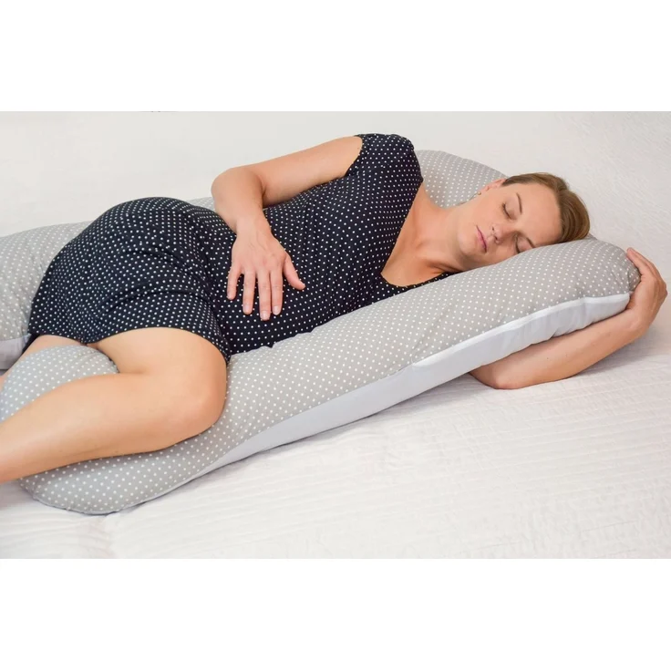 Amilian Stillkissen 330 cm - Seitenschläferkissen, Schwangerschaftskissen, Lagerungskissen, Stillkissen XXL - Stillkissen Seitenschläferkissen - Amilian Stillkissen, mit abnehmbaren Bezug, Stillkissen mit Füllung – Bild 3