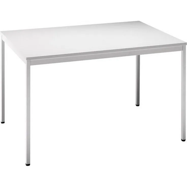 Besprechungstisch VS12 120x80cm Grau 4-Fuß Gestellfarbe: Grau