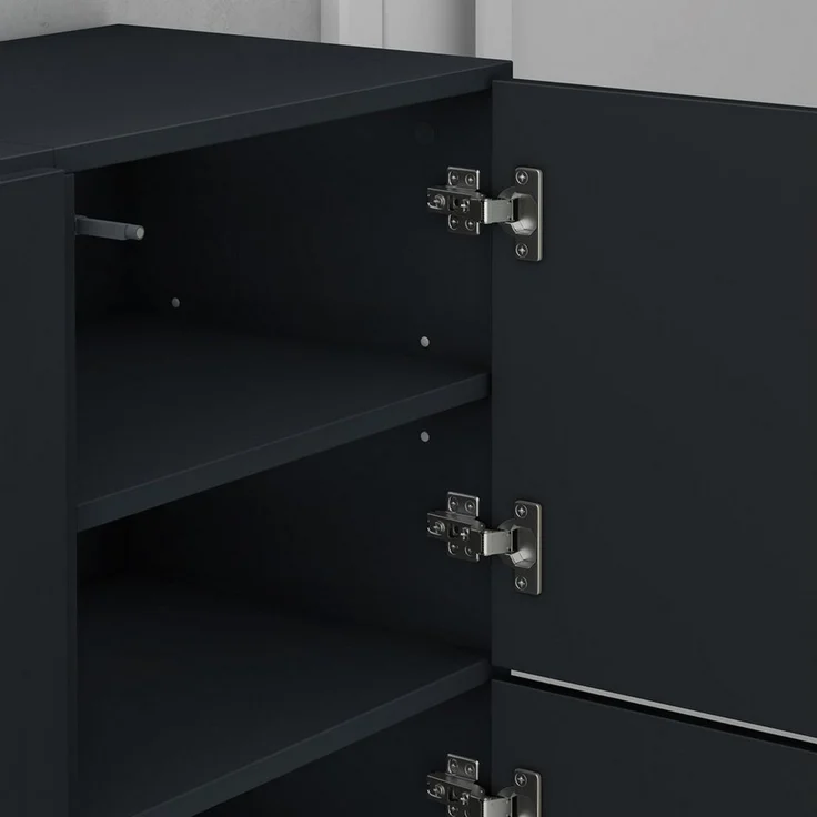 doporro Schuhschrank Schuhregal Schuhständer mit 3 Fächern Schuhschrank02 – Bild 3