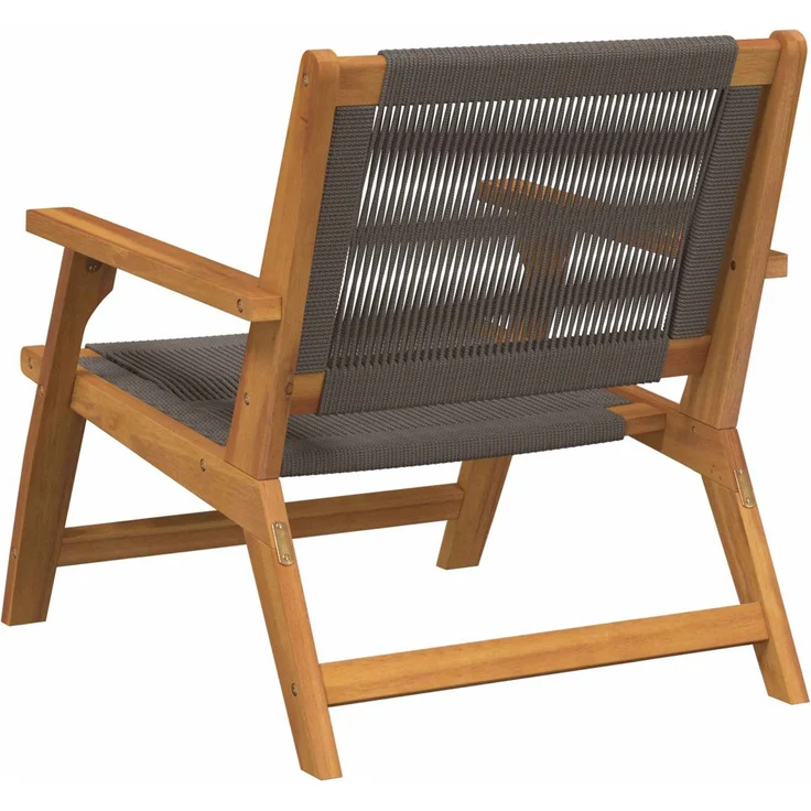 vidaXL gartenmöbel 2 pcs Grau 67 x 76 x 73 cm Massivholz Akazie 367832 – Bild 4