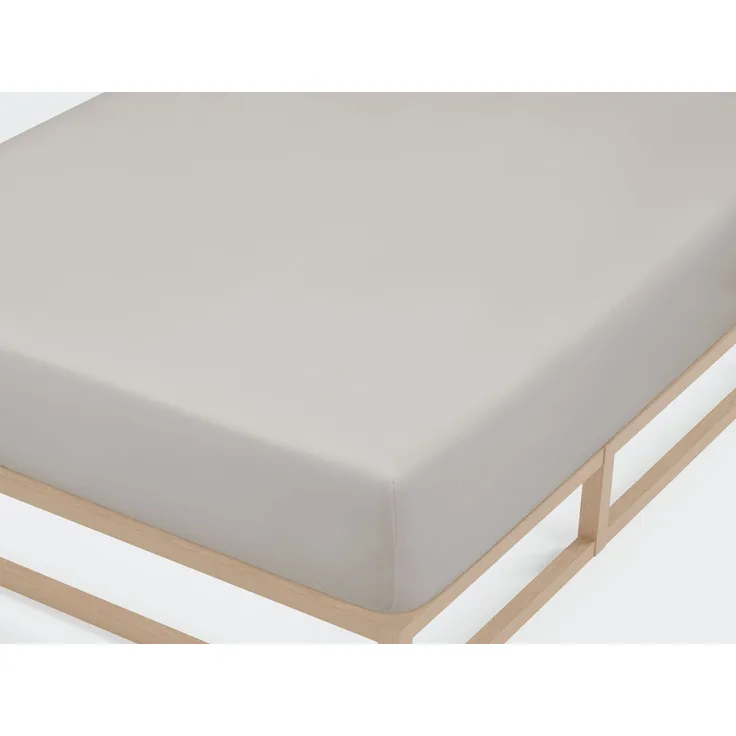 biberna Jersey-Elastic-Spannbetttuch 0077866, sturmgrau, 1x 140x200 cm - 160x220 cm