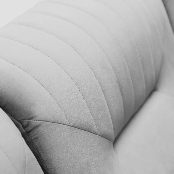Beautysofa Polstergarnitur VENEZIA Die Lieferung beinhaltet Beiträge zur Wohnung, (Sessel + 2-Sitzer Sofa + 3-Sitzer Sofa im modernes Design), mit Metallbeine, Couchgarnituren aus Velours – Bild 2