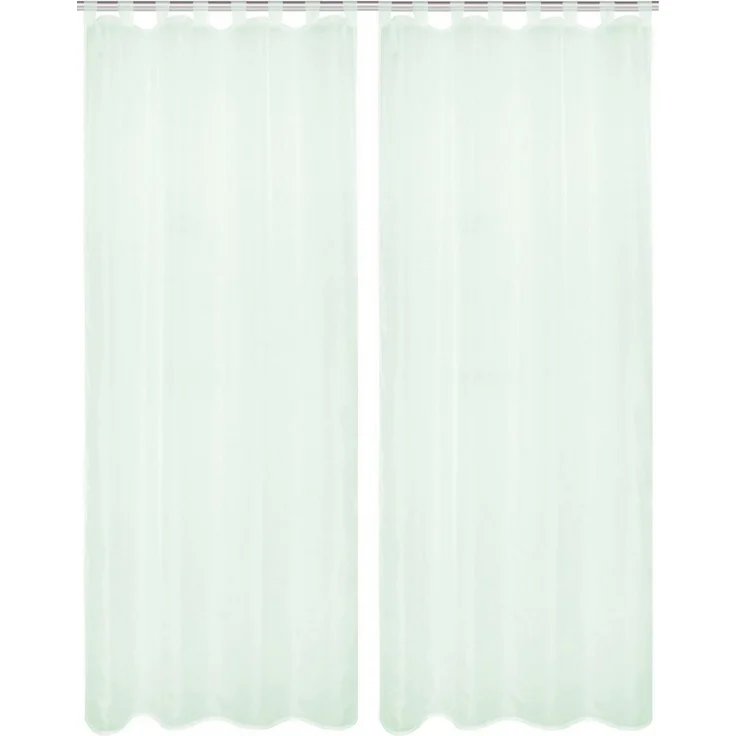 HOME WOHNIDEEN Nessi 2Er Set 245 X 135 cm 2x Fertigschal Lindgrün – Bild 2