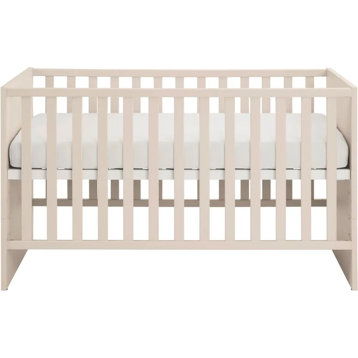 PAIDI Babybett LITTLE SNU 70x140cm in Beige oder Weiß, umbaubares Kinderbett, Gitterbett 4-fach höhenverstellbar, entnehmbare Sprossen, Juniorbett – Bild 4