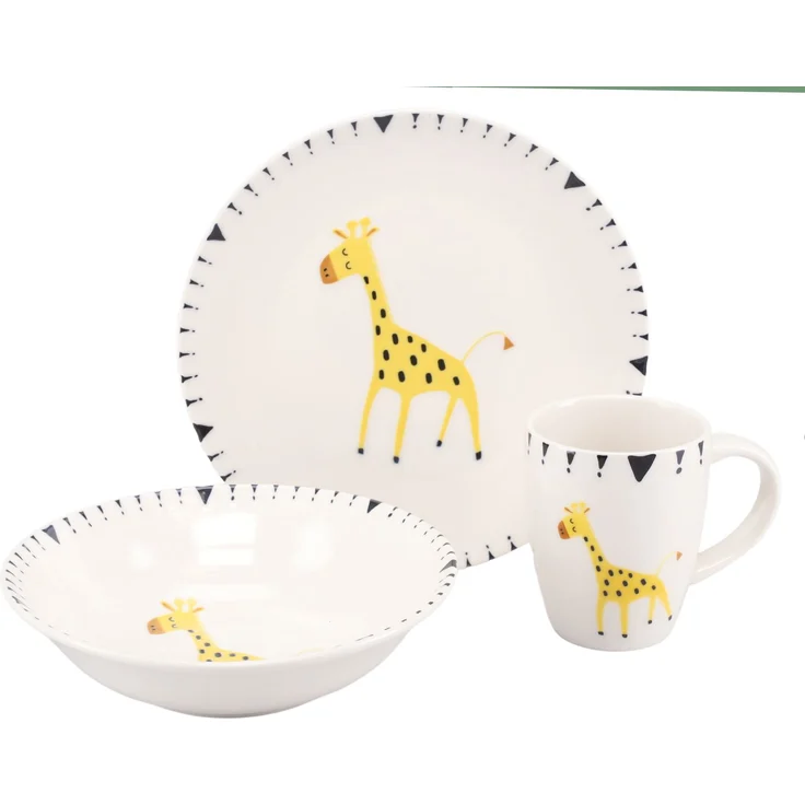 Safari Giraffe, Kinder Set 3-tlg (mo) – Bild 1