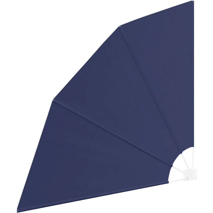 vidaXL Balkon Sichtschutz 160 x 160 cm Polyester Marineblau 42000915 – Bild 2
